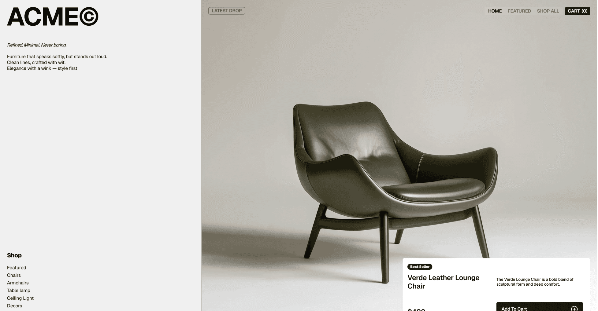 Shopify Ecommerce Template